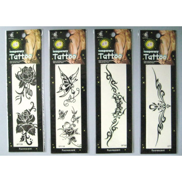 Autocollant de tatouage Fluorescent BJ-Tos-009